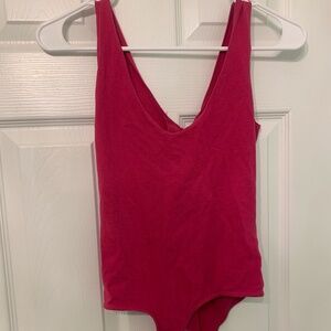 Hot Pink Bodysuit - Size M